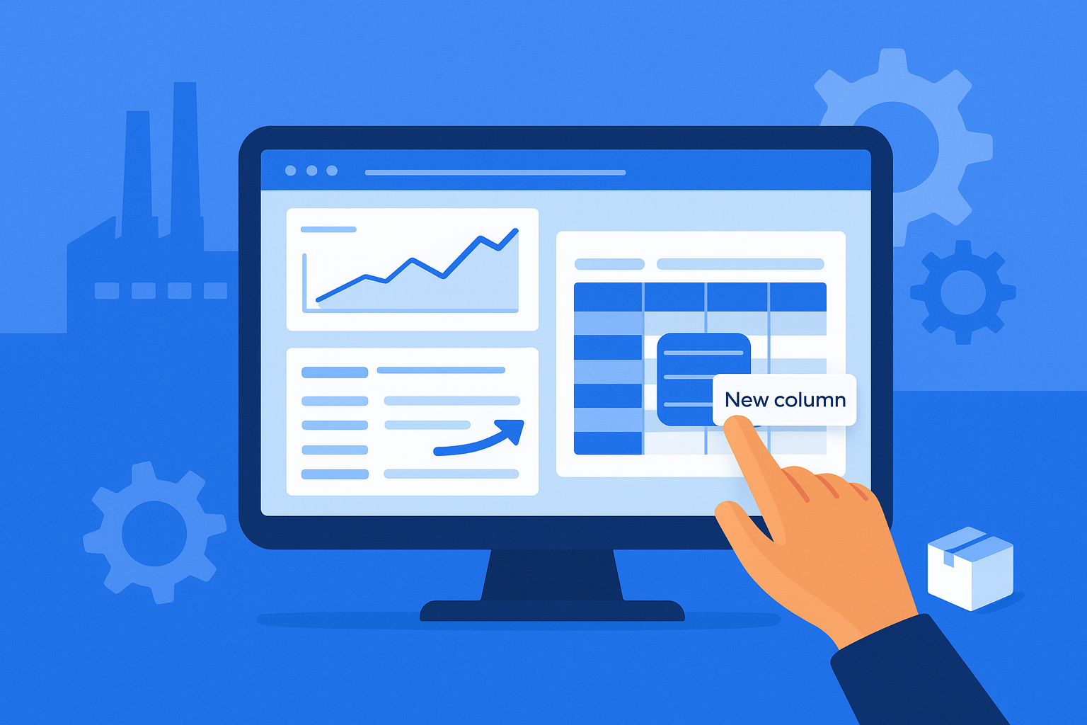 現場にFitのダッシュボード画面